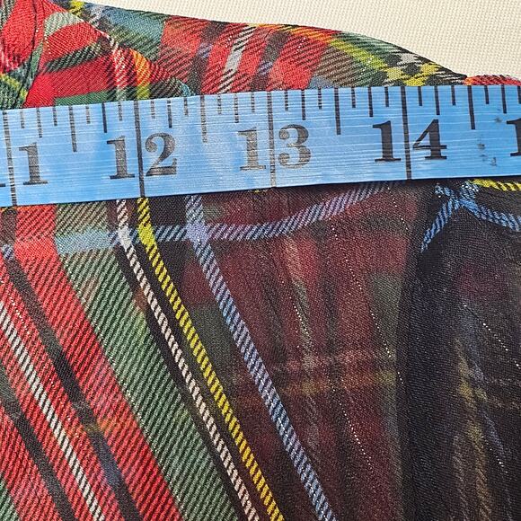 J. Crew Cinched-Waist Dress Stewart Tartan Holiday Plaid Size S - Picture 8 of 12